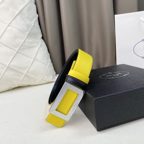 Prada Mens Belt Luxury Brand Fashion Men Belts with Original Box