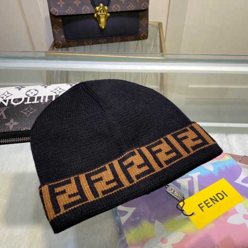 Fendi Men Womens Knit Hat Luxury Brand Design Fendi Cap with Original Box  