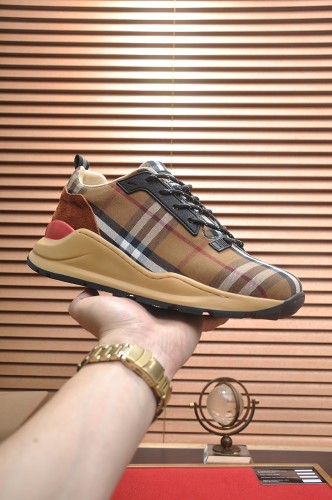 Burberry Men Shoes Fashion Sneakers Luxury Brand Vintage Cotton Sneaker with Original Box Whatsapp 