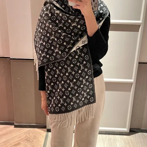 Louis Vuitton Scarves Men Womens Fashion Scarf with Original Box   