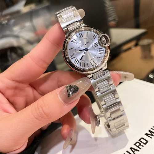 Cartier Womens Watch Luxury Brand Design Fashion Type with Original Box