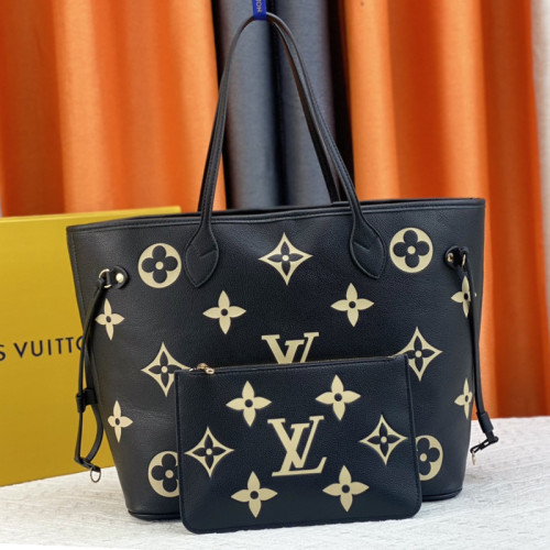 Louis Vuitton Womens Bags Handbags Luxury Brand Fashion Type NEVERFULL MM M21352 Silver Coated canvas