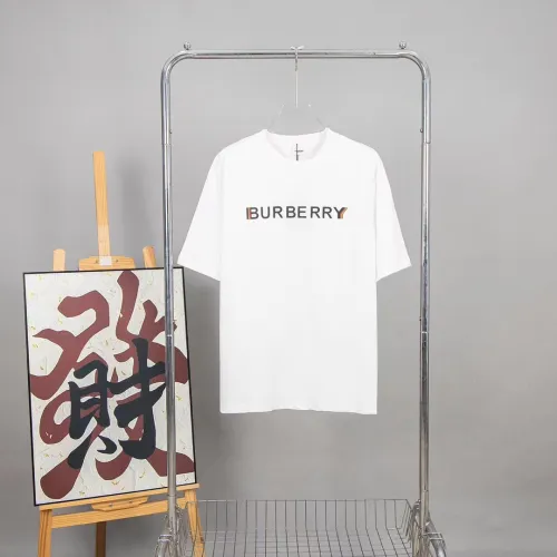 Burberry Luxury Brand Women Mens Short Sleeve T-Shirt Logo Cotton T-shirt   