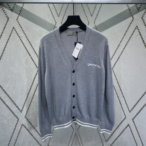 Dior Men Womens Sweater Knitwear Luxury Brand Mens Knit Cardigan Top Quality   