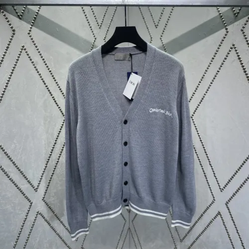 Dior Men Womens Sweater Knitwear Luxury Brand Mens Knit Cardigan Top Quality   