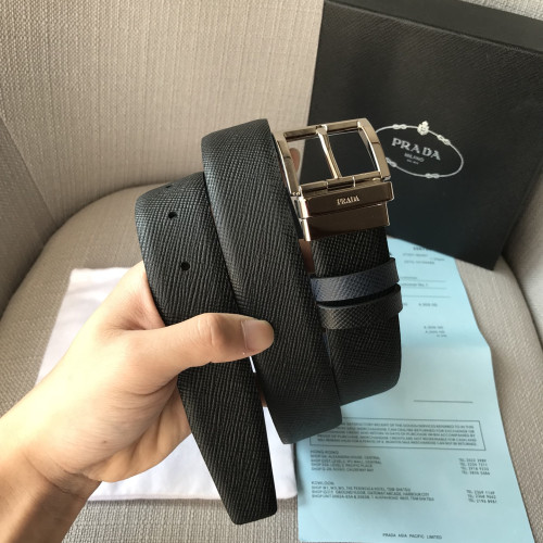Prada Mens Belt Luxury Brand Fashion Men Belts with Original Box