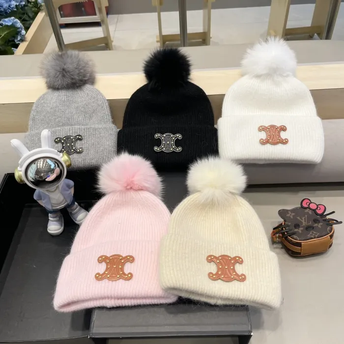 Celine Womens Hats Luxury Brand Design Celine Knit Hat with Original Box  