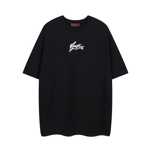 Gucci Luxury Brand Women Mens Short Sleeve T-Shirt COTTON JERSEY T-SHIRT   
