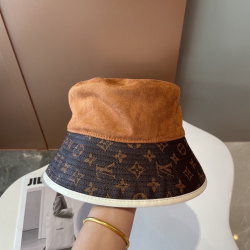 Louis Vuitton Womens Mens Cap Bucket Hat Luxury Brand with Original Box  