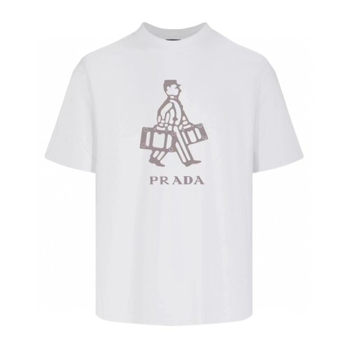 Prada Luxury Brand Men Womens Short Sleeve T-Shirt T shirts   