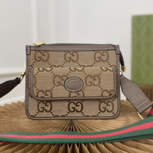 Gucci Womens Mens Bags Crossbody Shoulder Messenger Bags Luxury Brand Messenger bag with Interlocking G GG Supreme 674164 9C2VN 4076 with Original Box