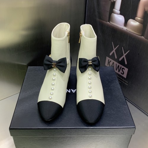 Chanel Womens Shoes Boots Luxury Brand Design with Original Box Women Fashion Ankle Boots Booties 5cm Heel