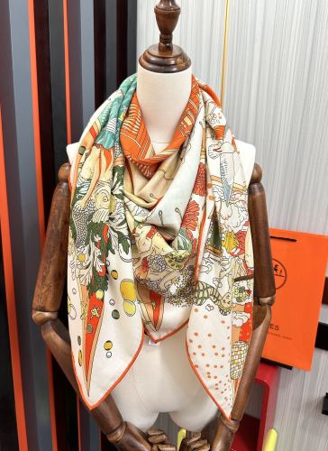 Hermes Scarves Womens Fashion Scarf Shawl 087