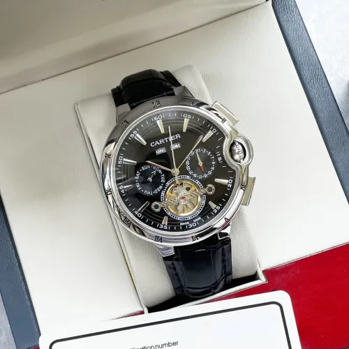 Cartier Mens Watch Luxury Brand Design Fashion Type with Original Box