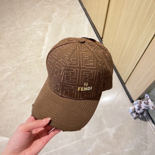 Fendi Men Womens Baseball Hat Luxury Brand Design Fendi Cap with Original Box  