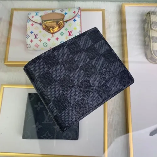 Louis Vuitton Mens Womens Wallets Purse Luxury Brand Designer Multiple Wallet N62663 with Original Box