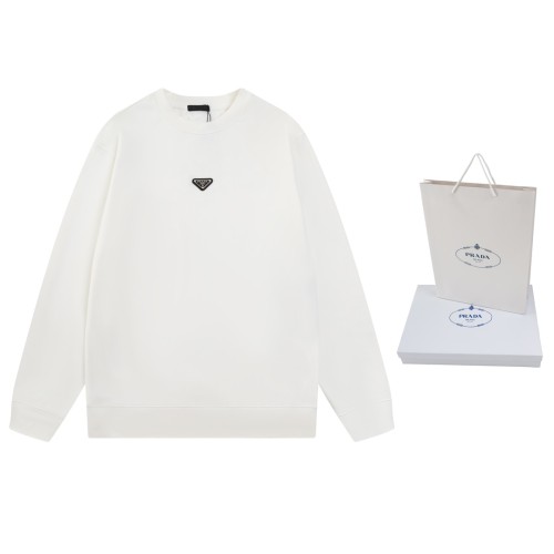 Prada Women Mens Sweatshirt Luxury Brand Mens Sweatshirts   