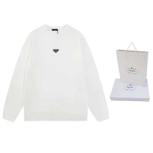 Prada Women Mens Sweatshirt Luxury Brand Mens Sweatshirts   