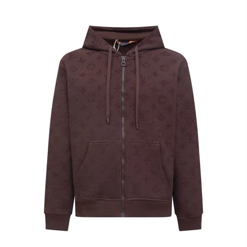 Louis Vuitton Men Womens Coat Jacket Luxury Brand Mens Zip HoodieTop Quality   