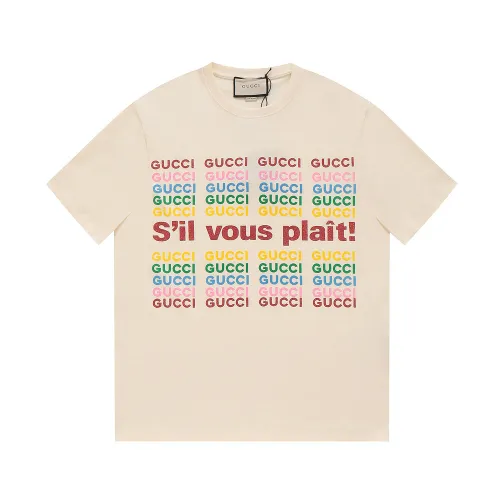 Gucci Luxury Brand Women Mens Short Sleeve T-Shirt   