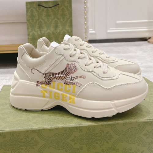 Gucci Mens Shoes Sneakers Luxury Brand Men's GG Rhyton sneaker with Original Box 703810 DRW00 9522