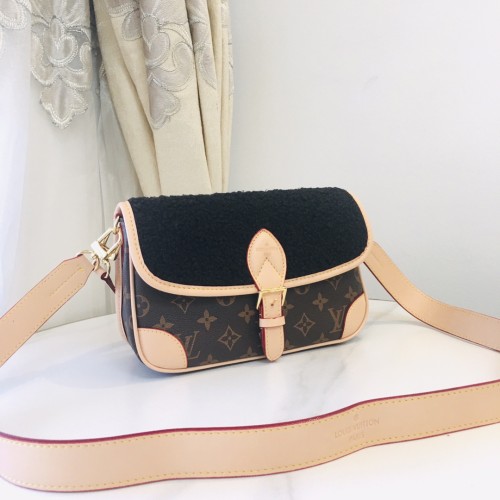 Louis Vuitton Womens Bags Luxury Brand DIANE M45985 Monogram coated canvas with Original Box