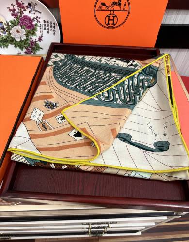 Hermes Scarves Womens Fashion Scarf Shawl 066