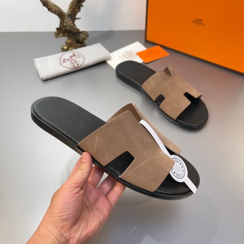 Hermes Mens Casual Shoes Slippers Fashion Luxury Brand with Original Box  