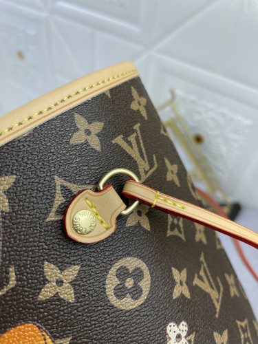 Louis Vuitton Womens Bags Handbags Luxury Brand Fashion Type NEVERFULL MM M21352 Silver Coated canvas