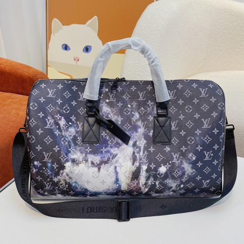 Louis Vuitton Womens and Mens Unisex Bags Luxury Brand LV Keepall Bandoulière 45 Fashion Design Travel Bag