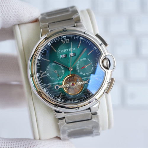 Cartier Mens Watch Luxury Brand Design Fashion Type with Original Box