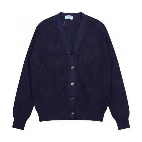 Prada Cardigan Men Womens Sweater Luxury Brand Womens Knitwear Top Quality   