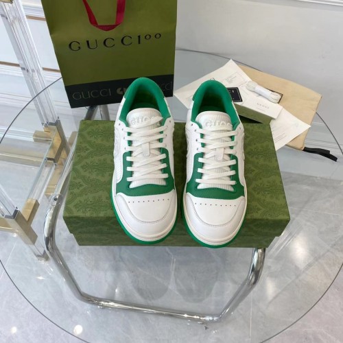 Gucci Womens Shoes Sneakers Luxury Brand Women's MAC80 sneaker in leather with Original Box Whatsapp 