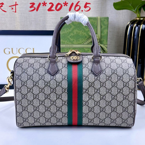 Gucci Womens Bags Handbags Shoulder Messenger Bags Luxury Brand Ophidia medium top handle bag in beige with Original Box 77206596IWG8745
