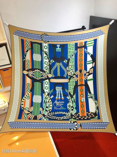 Hermes Scarves Womens Fashion Scarf Shawl 045
