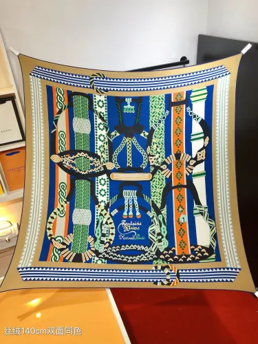 Hermes Scarves Womens Fashion Scarf Shawl 045