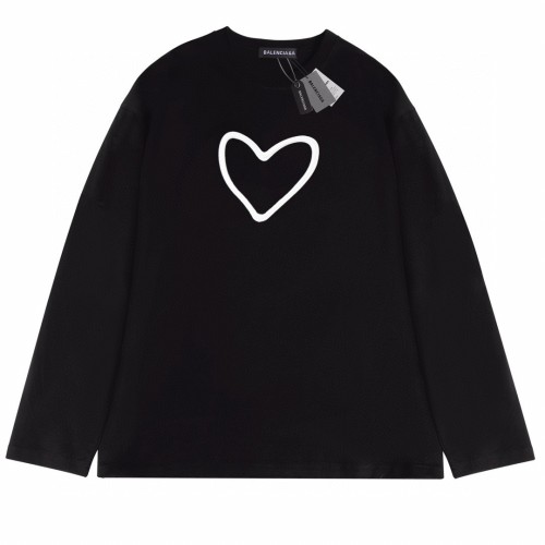 Balenciaga Luxury Brand Women Mens Long Sleeve T-Shirt   