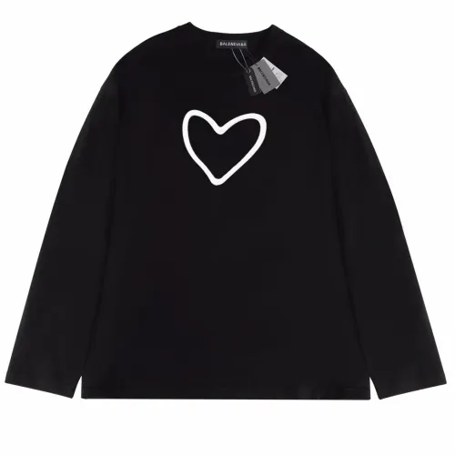 Balenciaga Luxury Brand Women Mens Long Sleeve T-Shirt   