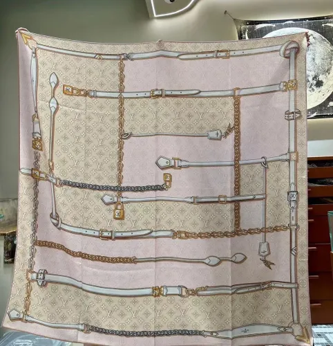 Louis Vuitton Scarves Womens Fashion Scarf with Original Box   