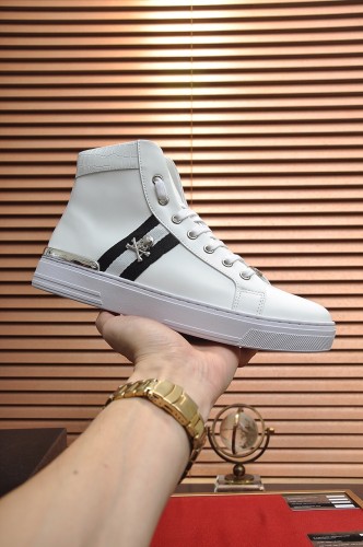 Philipp Plein Men Shoes Sneakers Low Top Sneaker Fashion Design Luxury Brand Trainer Predator TM with Original Box
