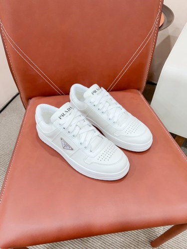 Prada Mens Shoes Casual Luxury Brand Breathable Sneakers with Original Box Downtown leather sneakers 2EE364_3LKG_F098Z with Original Box Whatsapp 