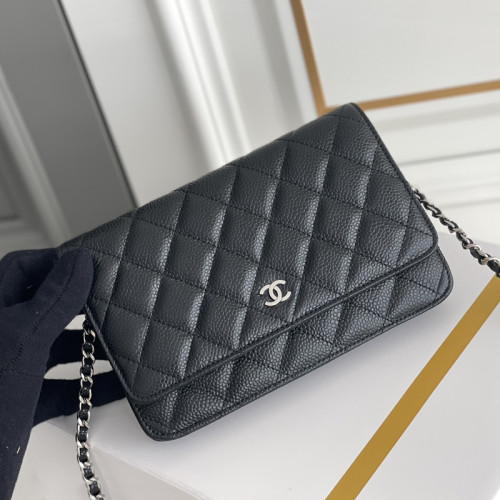 Chanel Womens Bags Crossbody Bag Wallet on Chain Classic CF Luxury Brand with Original Box  