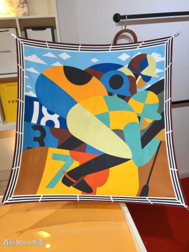 Hermes Scarves Womens Fashion Scarf Shawl 040