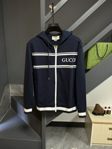 Gucci Womens Mens Zip Hoodie Luxury Brand Mens Sweatshirt Winter Fashion   