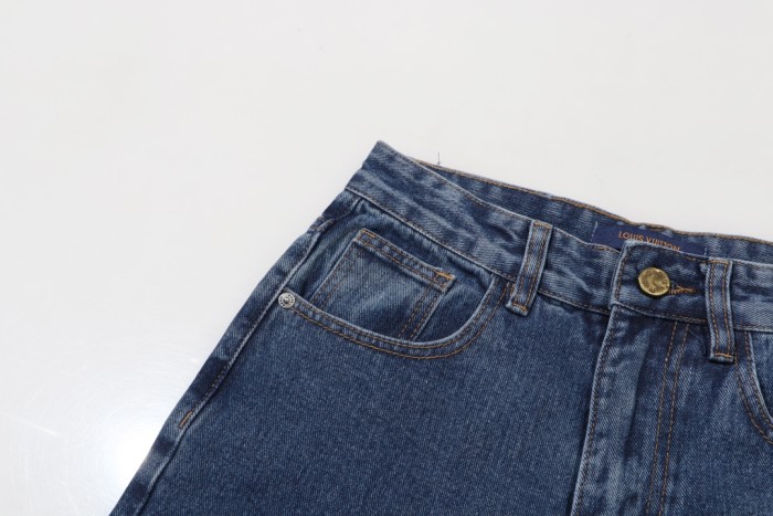 Louis Vuitton Luxury Brand Women Mens Pant Jeans   H541