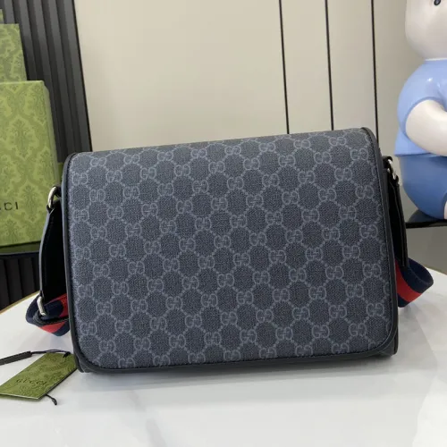 Gucci Mens Bags Crossbody Shoulder Messenger Bags Luxury Brand GG cross-body bag in black GG Supreme 792124 FADJA 1042 with Original Box  