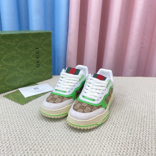 Gucci Mens Shoes Sneakers Luxury Brand Fashion Men's Gucci Re-Web trainer in leather with Original Box Whatsapp 