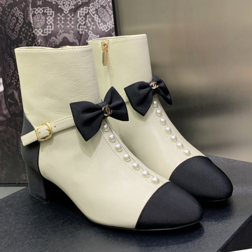 Chanel Womens Shoes Boots Luxury Brand Design with Original Box Women Fashion Ankle Boots Booties 5cm Heel
