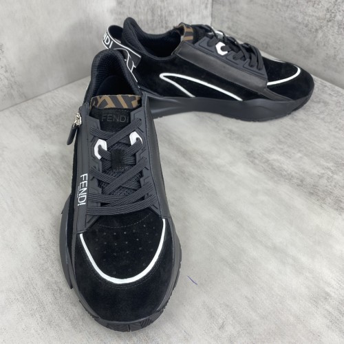 Fendi Mens Shoes Fashion Sneakers Luxury Brand Casual Fendi Flow Low-Top Sneakers Shoes for Men with Original Box Whatsapp 
