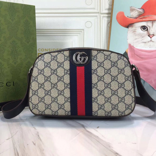 Gucci Womens Mens Bags Travel Handbags Luxury Brand GG Ophidia small shoulder bag 681064 96IWN 4076 with Original Box